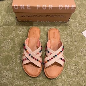 Toms Multicolor Beaded Sandals